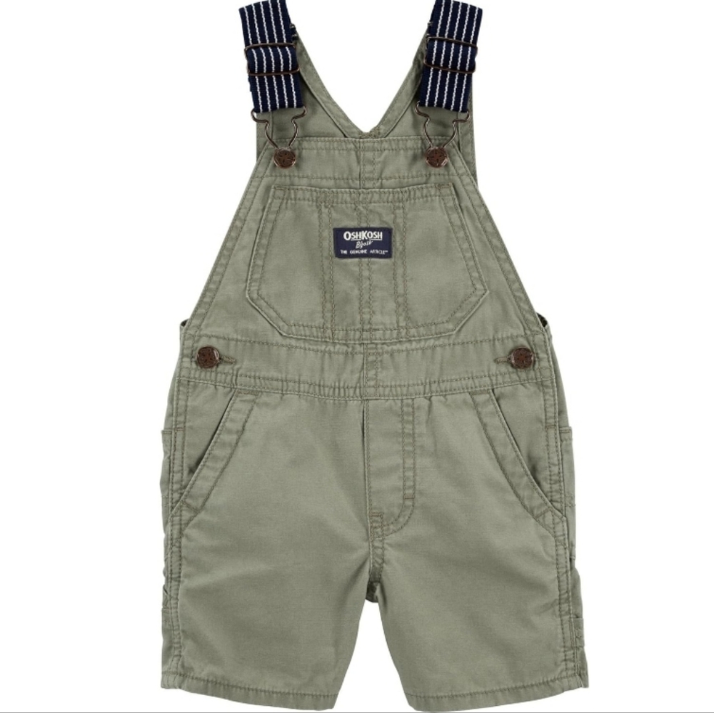 OSHKOSH B'GOSH OLIVE GREEN JUMPER OVERALL 6 M